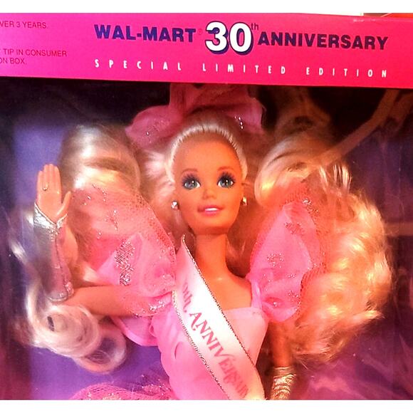 Vintage 1992 Walmart 30th Anniversary Stars Barbie NIB #2282 - Picture 2 of 7